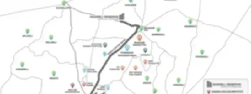 Godrej Coimbatore Plots Location Map With Connectivity Birds Eye View by Godrej Properties located at Chettipalayam, Coimbatore Tamil Nadu